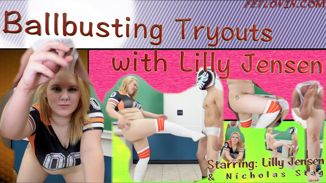 Ballbusting Tryouts with Lilly Jensen